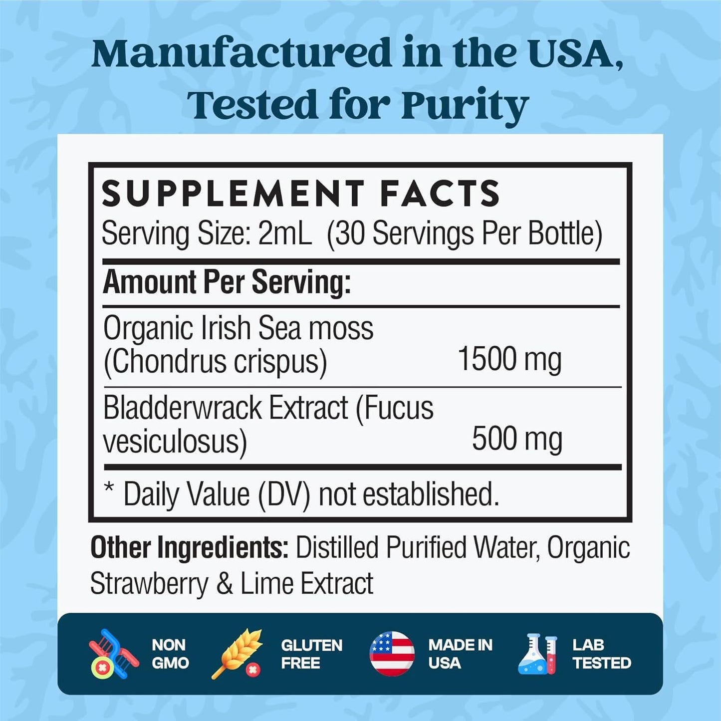 Room Temperature 60ml Seaweed Drops