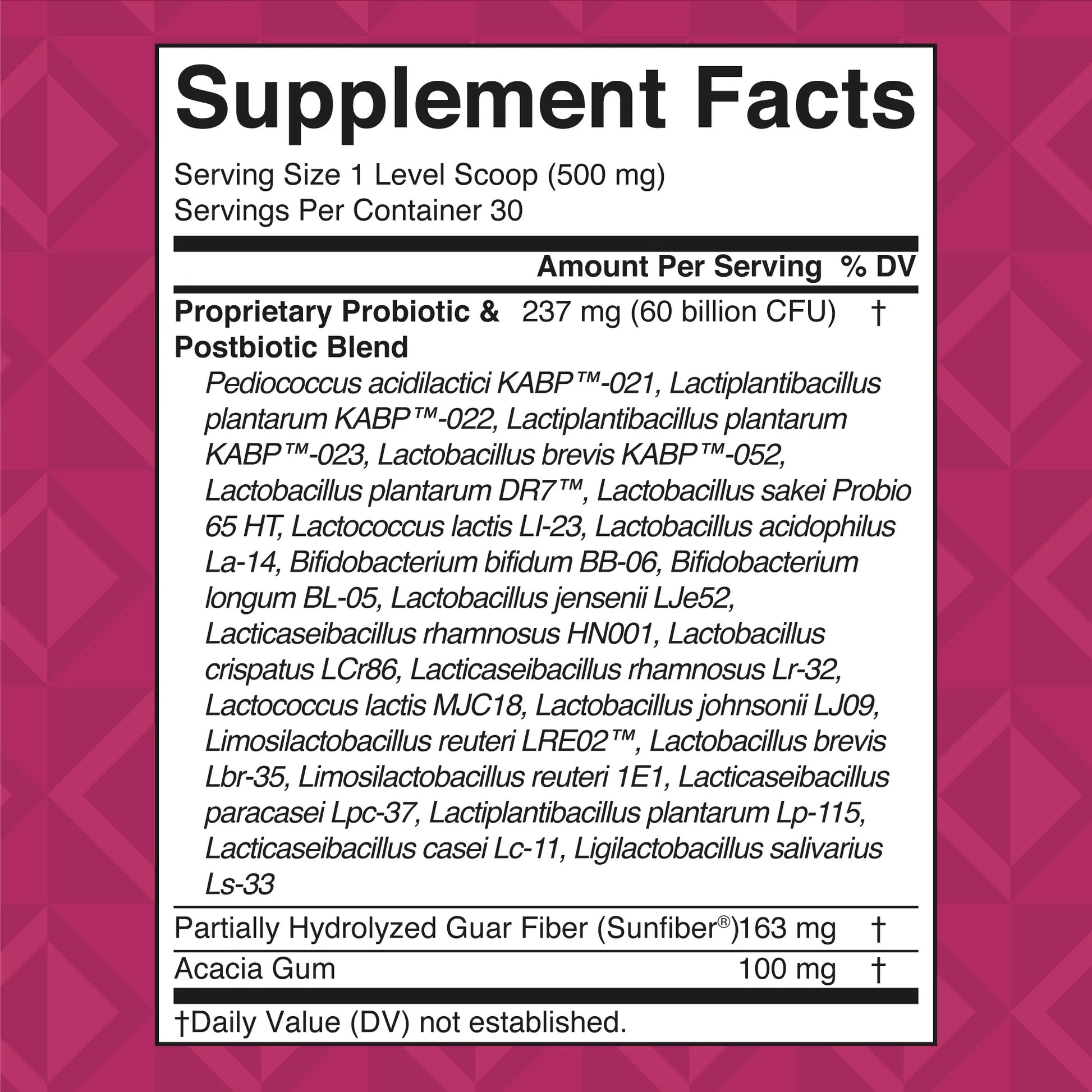 Allergen Free Probiotics Powder for Digestive Health & Hormonal Support, 50 Billion CFU, 0.5 Oz