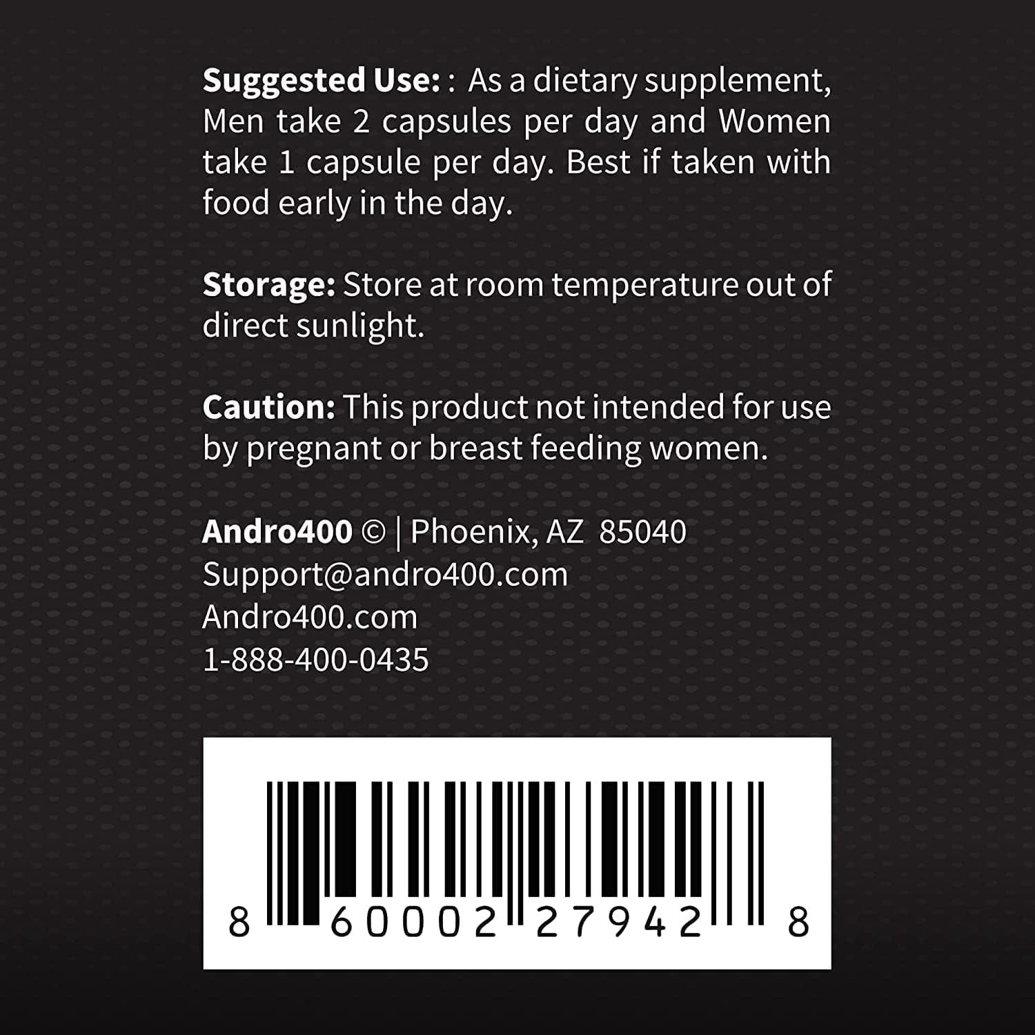 T Booster Supplement (1 Pack, Andro Max)