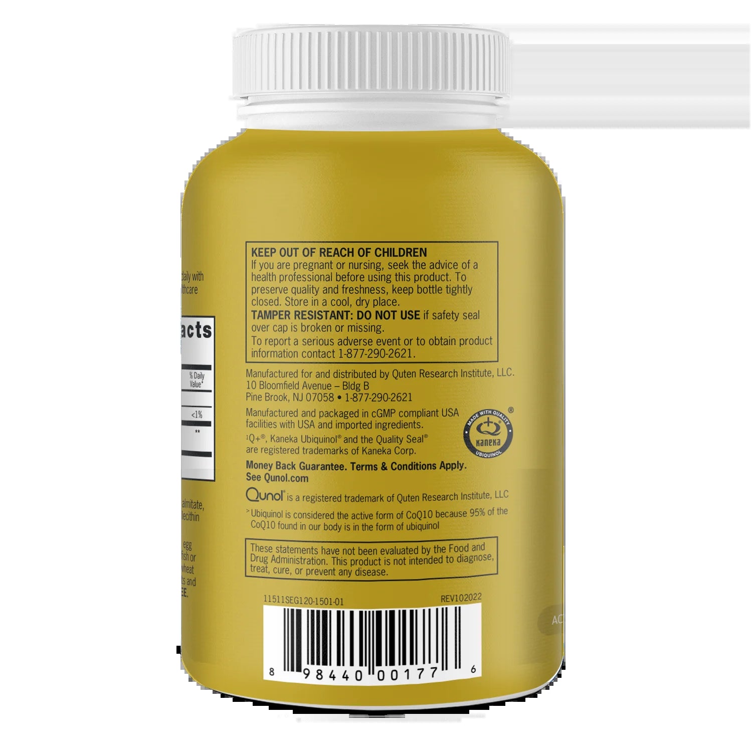 Ubiquinol Coq10 Softgels, 100Mg, Heart Health Supplement, 120Ct