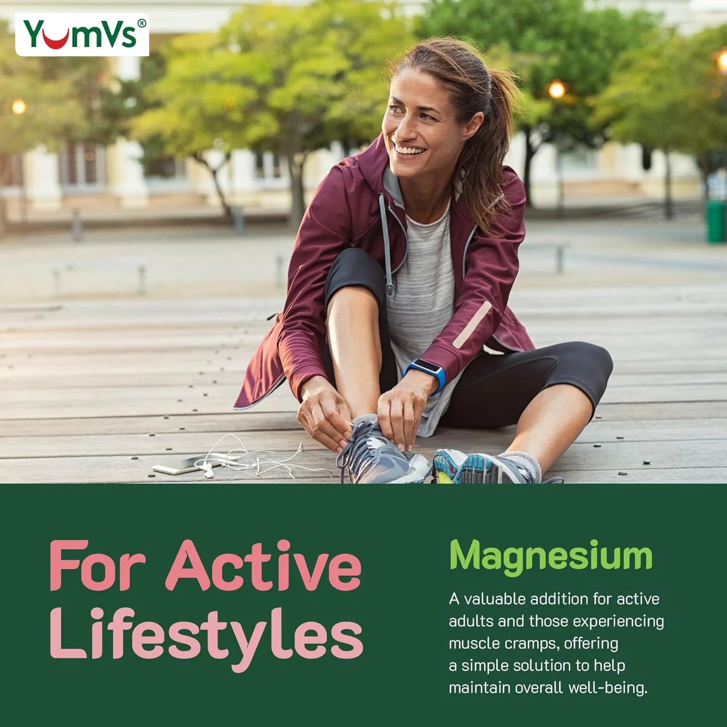 Yum-V'S Magnesium Citrate Gummies Vegetarian Magnesium Supplement, 90 Count